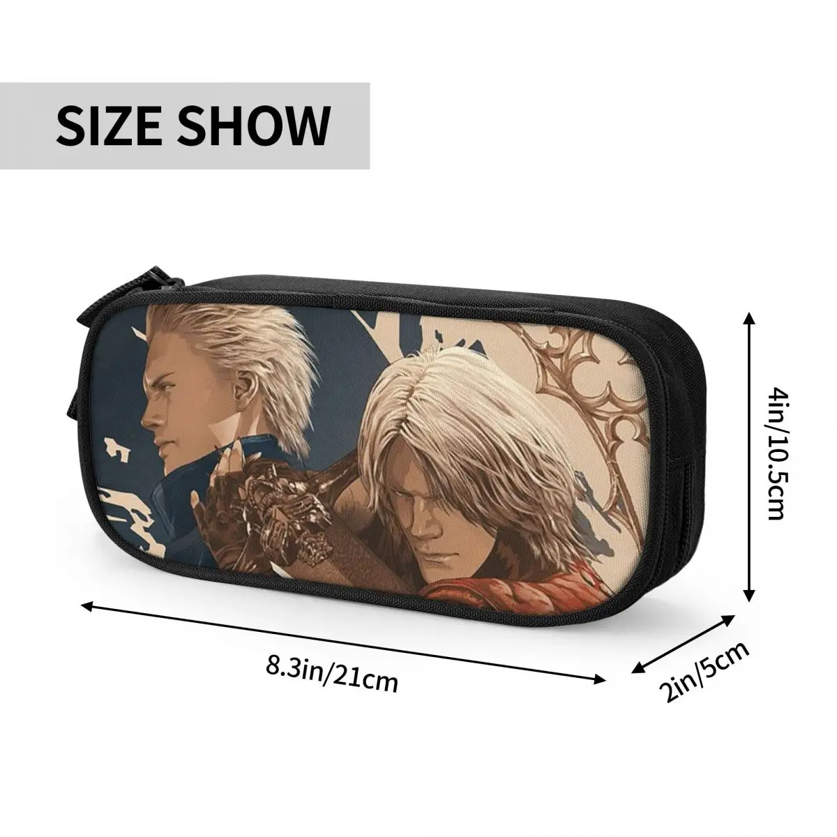 فيرجيل من الشيطان قد يبكي سيري مقلمة للطلاب صندوق القلم المدرسية حقيبة أقلام رصاص حقيبة أقلام رصاص تخزين لوازم القرطاسية