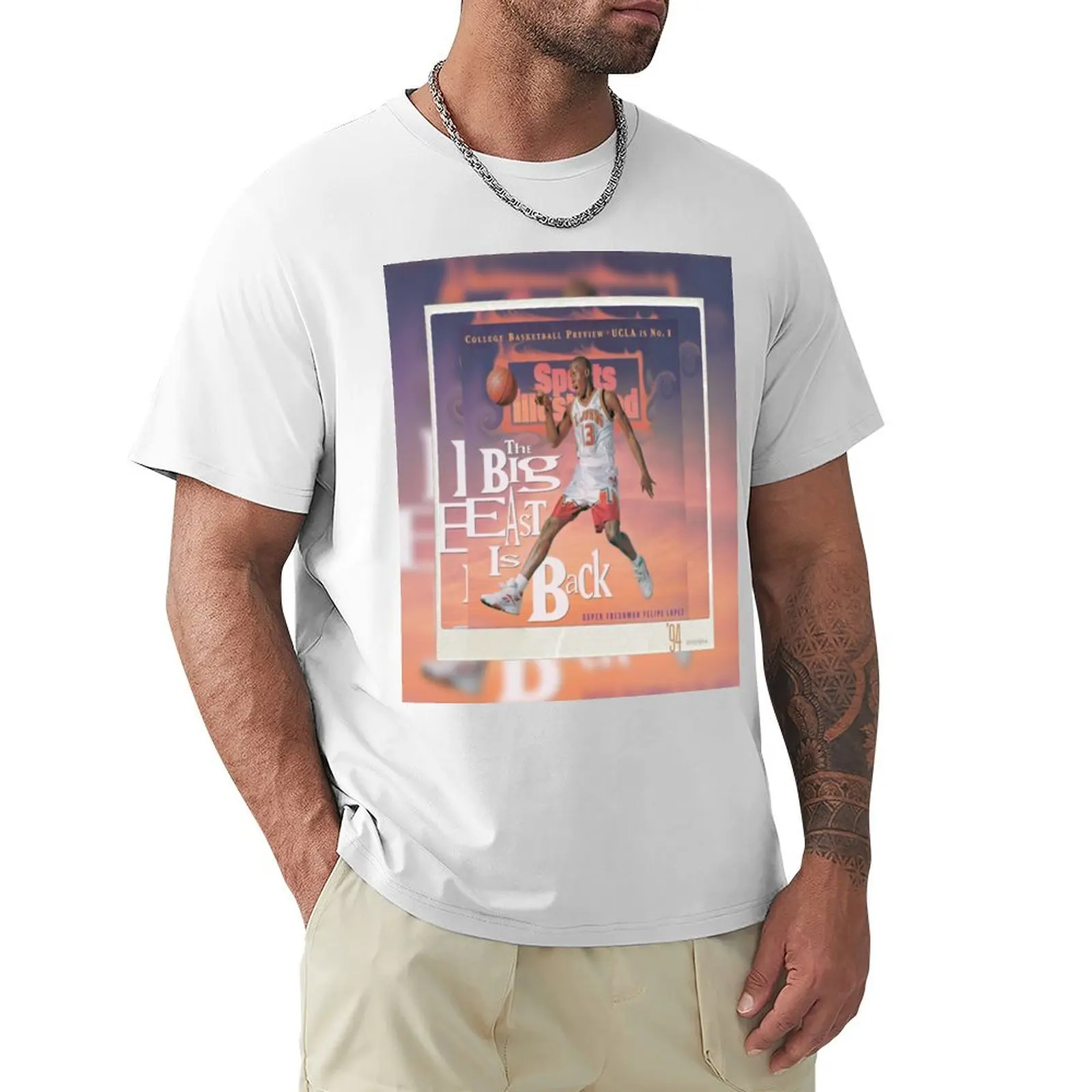 Felipe Lopez Retro Tee T-Shirt new edition Aesthetic clothing mens graphic t-shirts pack