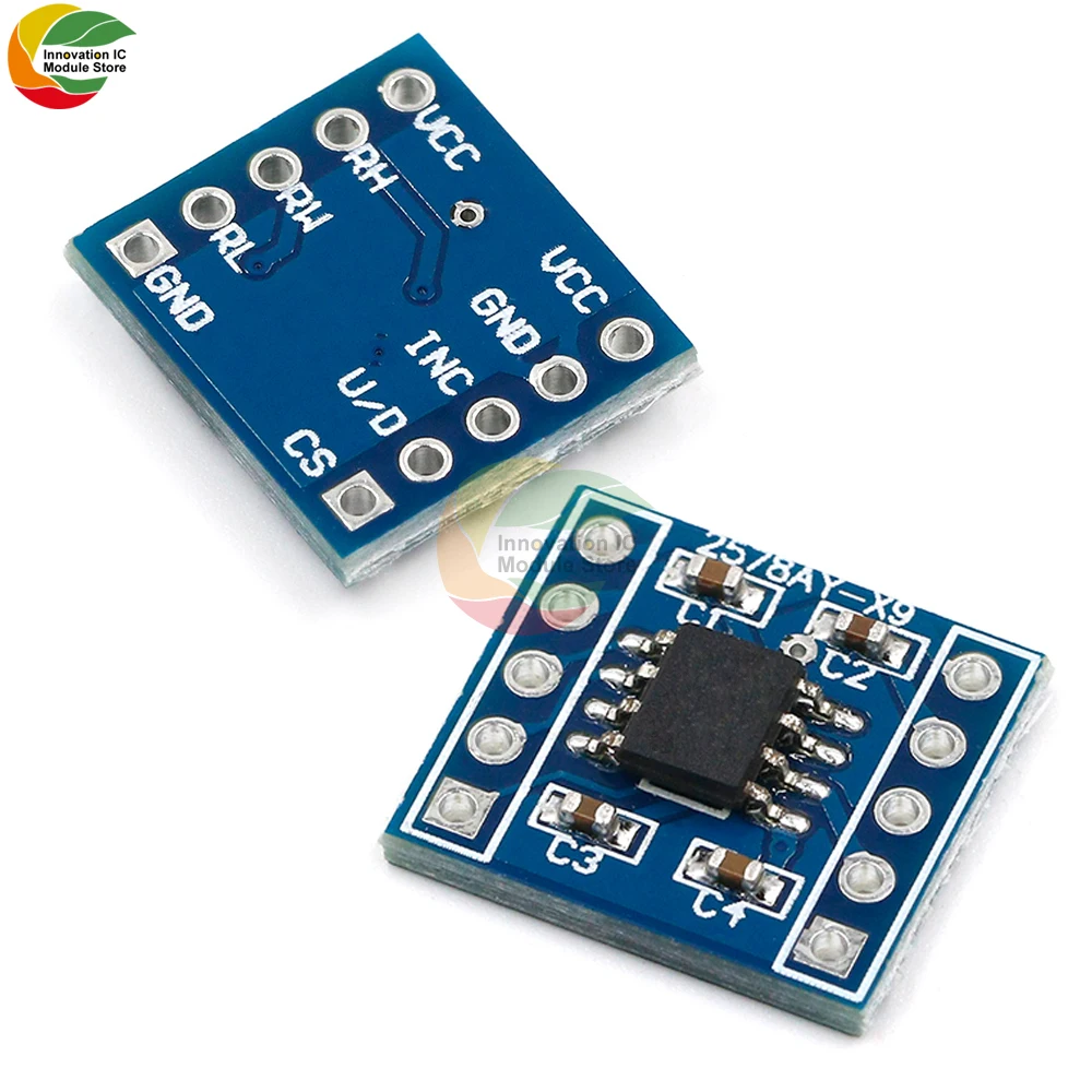 X9C104 Digital Potentiometer Module 5V 40R~100K 100 Digital Potentiometer Adjust Bridge Balance