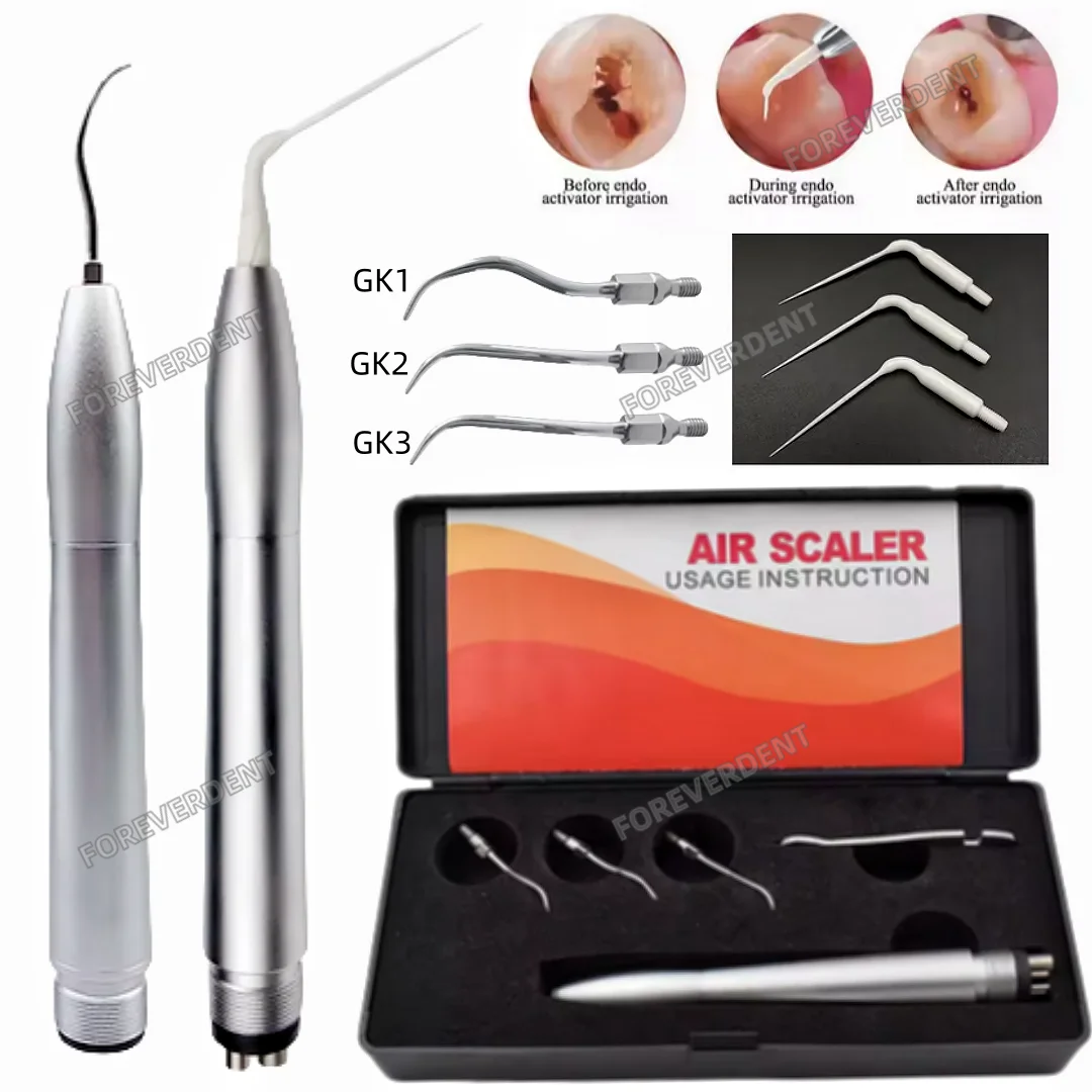 

Dental Handpiece Endo Irrigation Tips EDDY Type Air Scaler Fit SonicS Kit 2Holes/4Holes