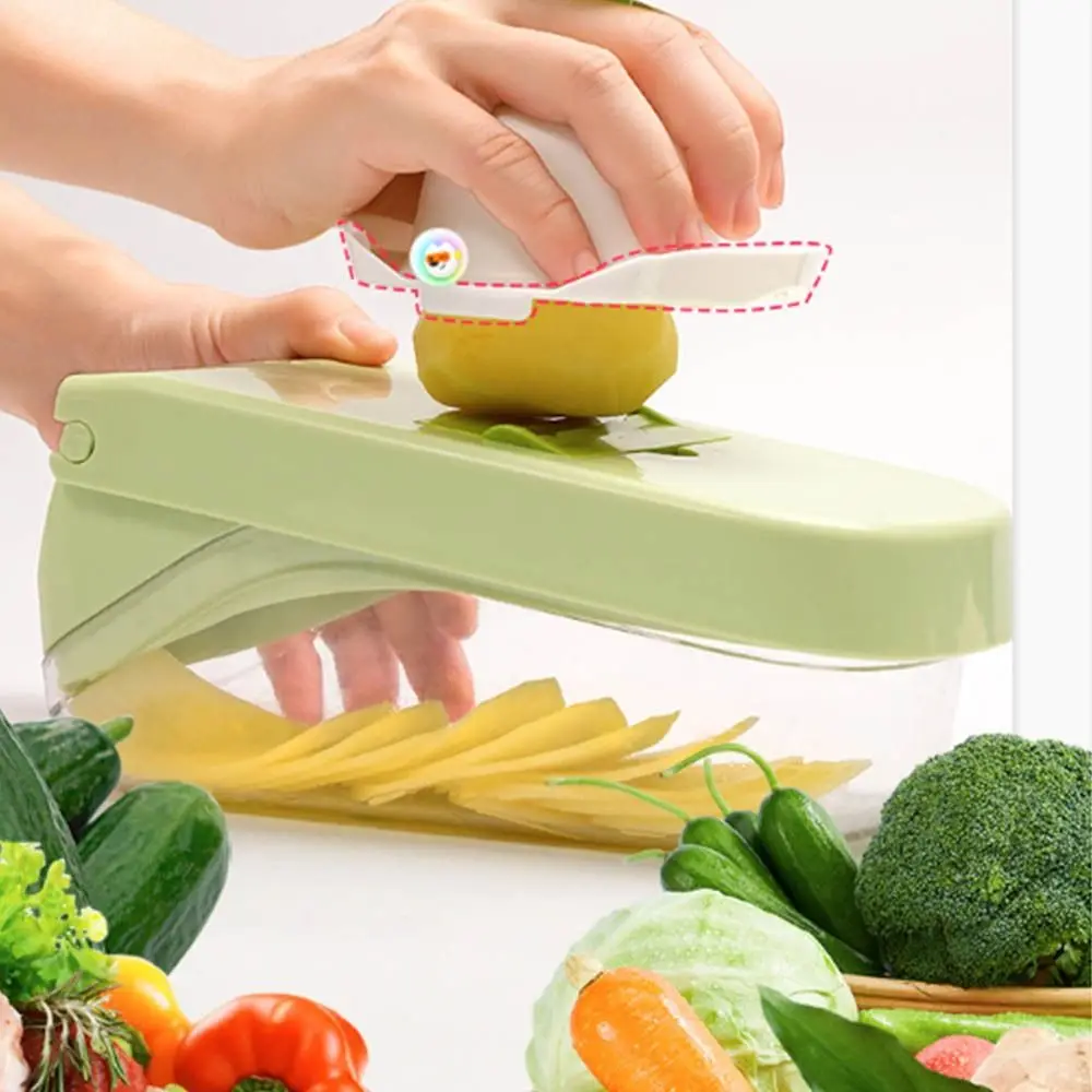 

Измельчитель овощей с корзиной, экономия времени, легкое отверстие, измельчитель, овощерезка, безопасная овощерезка из нержавеющей стали