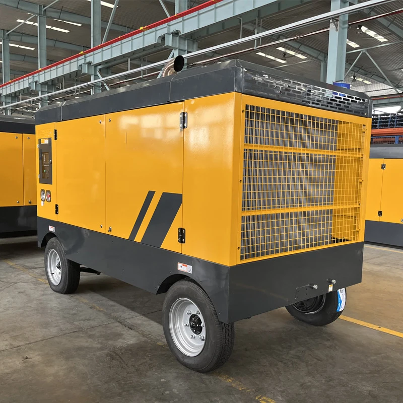 Blurbly BCH780 22 M³/min 22 bar   Engine Portable Screw air Compressor for Drilling Rig
