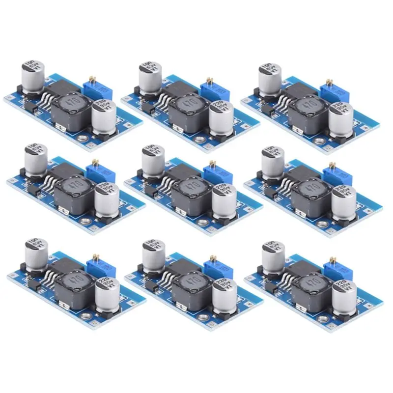 

B63B-Power Supply Module DC-DC Step-Down LM2596S 9PCS 3A Adjustable 1.5-35V Step-Down Module