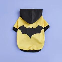 Pet Dog Cat Halloween Hoodies Bat Cute Shirt Dog Sweatshirts Apparel Comfortable Pet Turtleneck Puppy for Halloween  Holiday Par