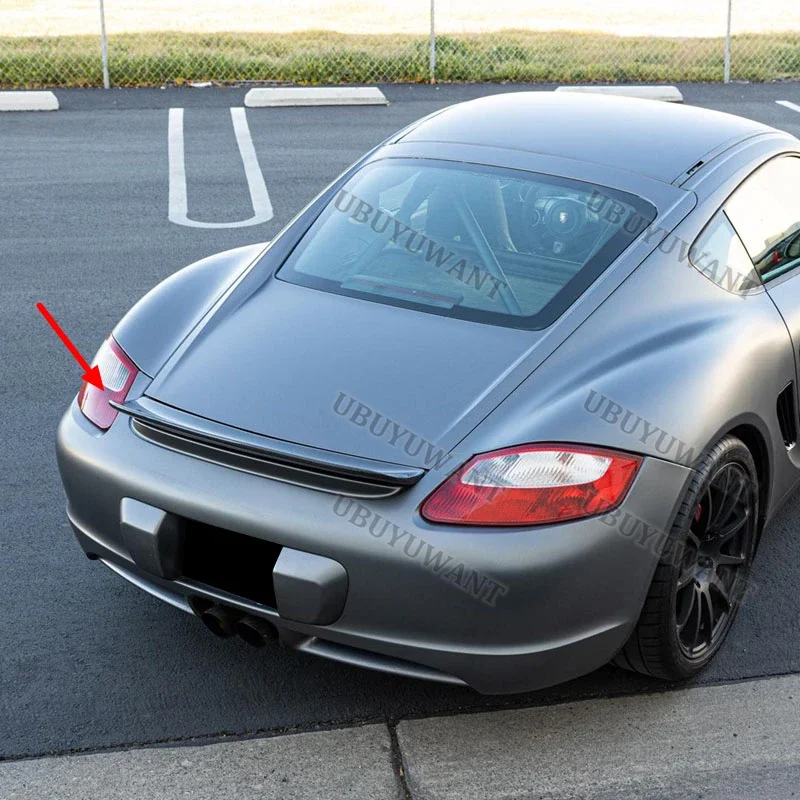 Für Porsche 987 Cayman Coupé 2005-2012 Großhandel Carbon-Faser Heckklappen-Spoiler Ducktail Lippe Flügel