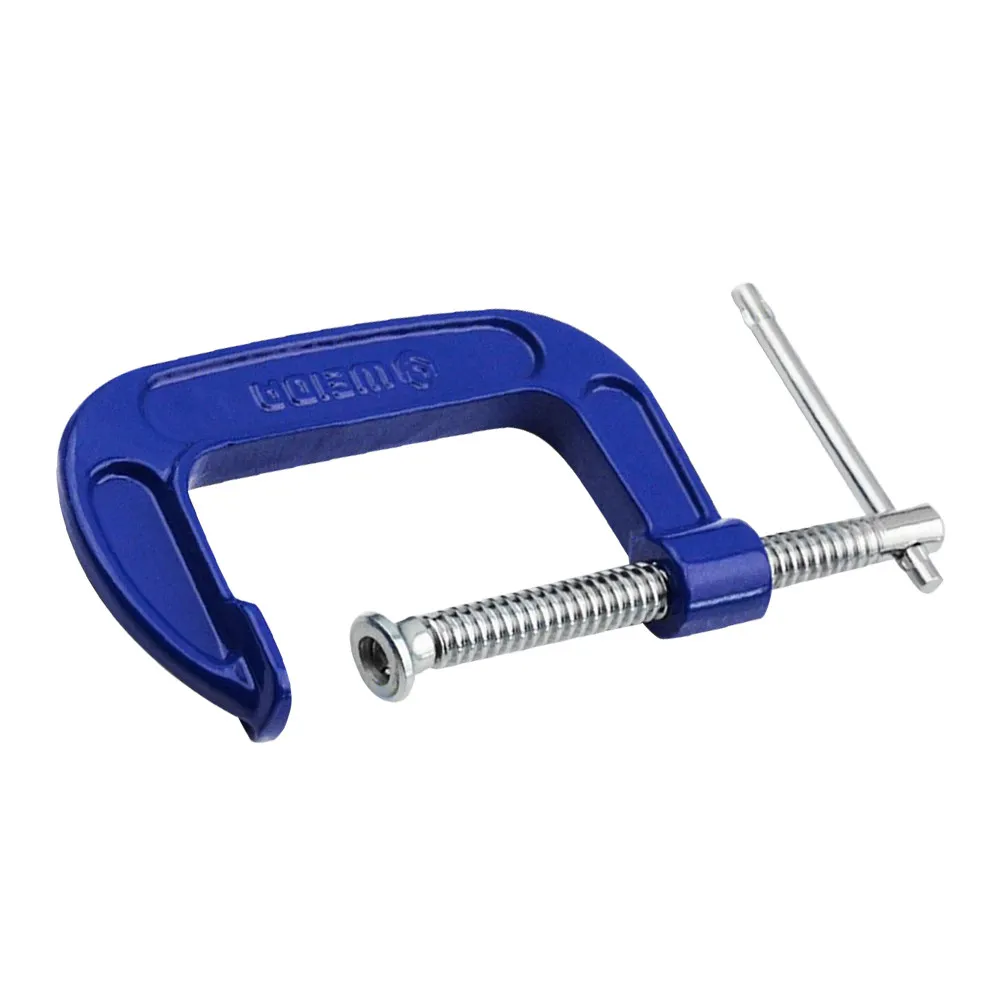 Thickened G-Shaped Woodworking Clamp Heavy Duty Metal G-Clamp for Tabletop Desk Mount Clamping Secure Grip Workbench Projects