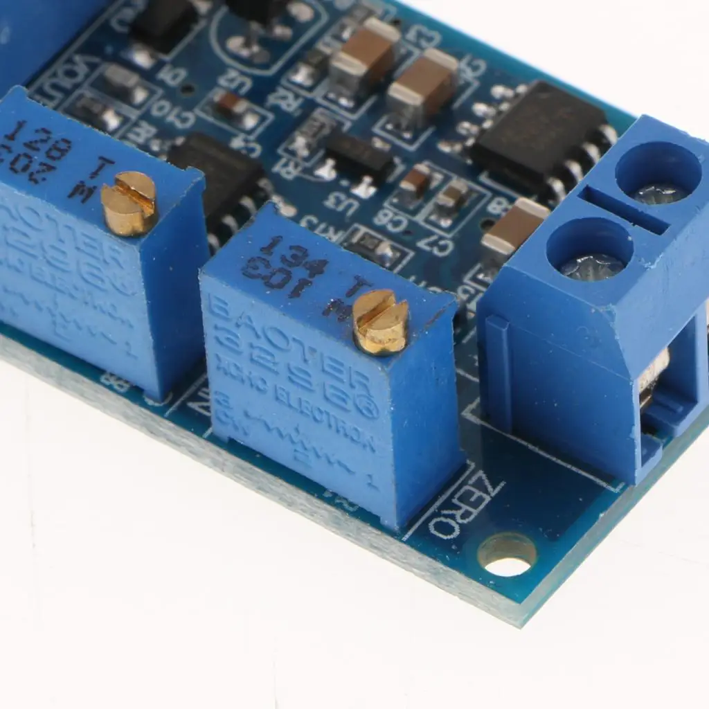 Current To Voltage Transmitter Signal Converter 0/4-20mA To 0-3.3V5V10V