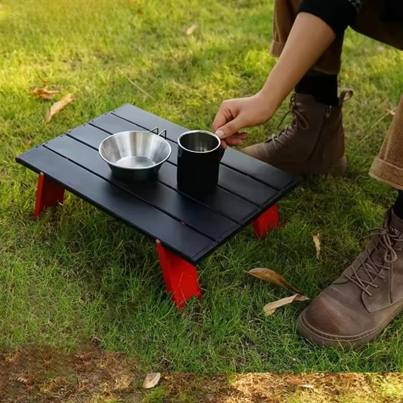 

Портативный складной стол из алюминиевого сплава — современный дизайн, снаряжение для пикника и кемпинга на открытом воздухе