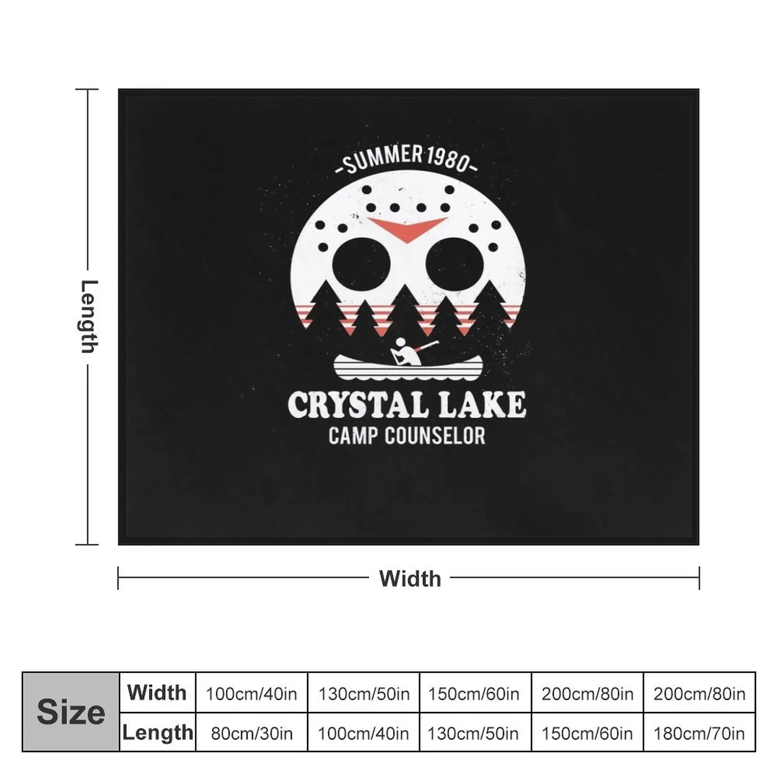 Crystal Lake Camp Counselor Throw Blanket wednesday Thermals For Travel decorative Blankets