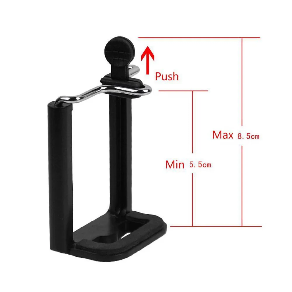 New Moblie Phone Tripod Mount Holder Camera Tripod Stand Suporte Celular Clip Clamp Bracket Monopod Selfie Stick Stand Adapter