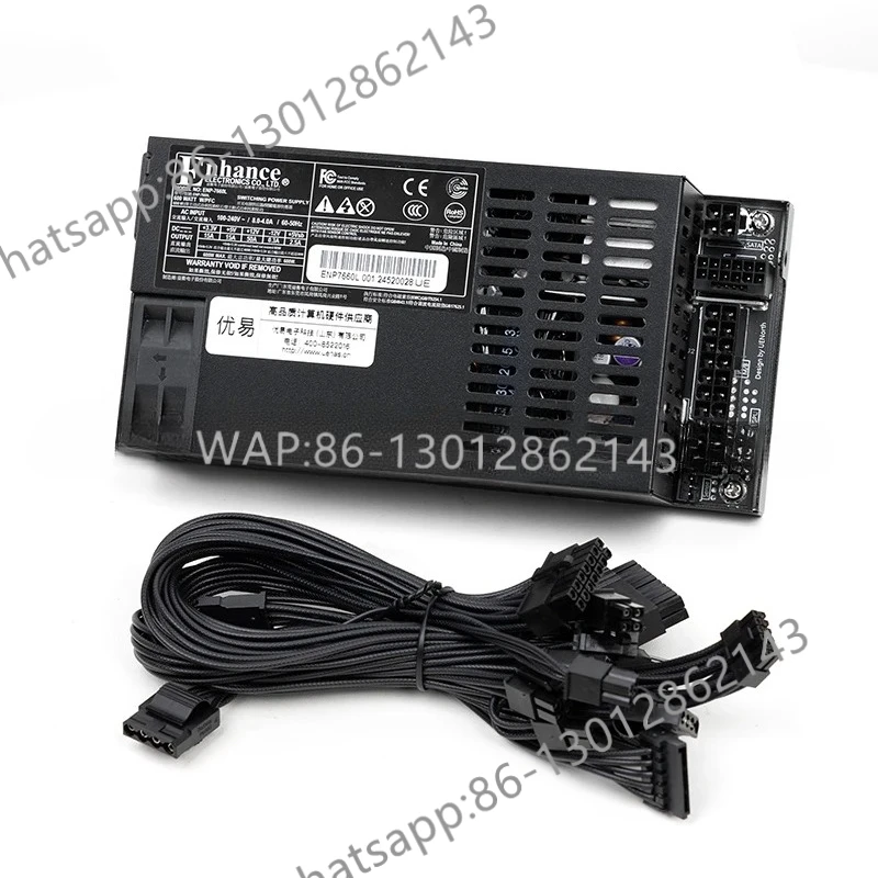 

Enhance ENP-7660L Flex-ATX PSU 600w NAS/ITX Small Host Platinum ENP-7660B BLACK Quiet Fan Full Module Power Supply