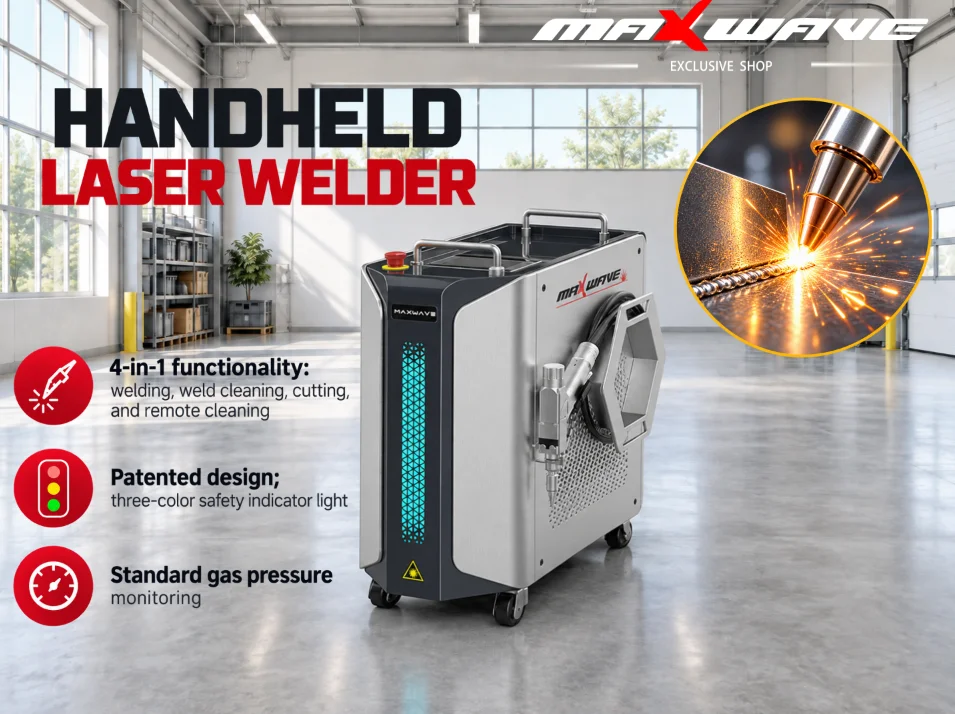 Fiber Laser Welder 2000W - Professional Handheld Air-Cooled Fiber Laser Welder