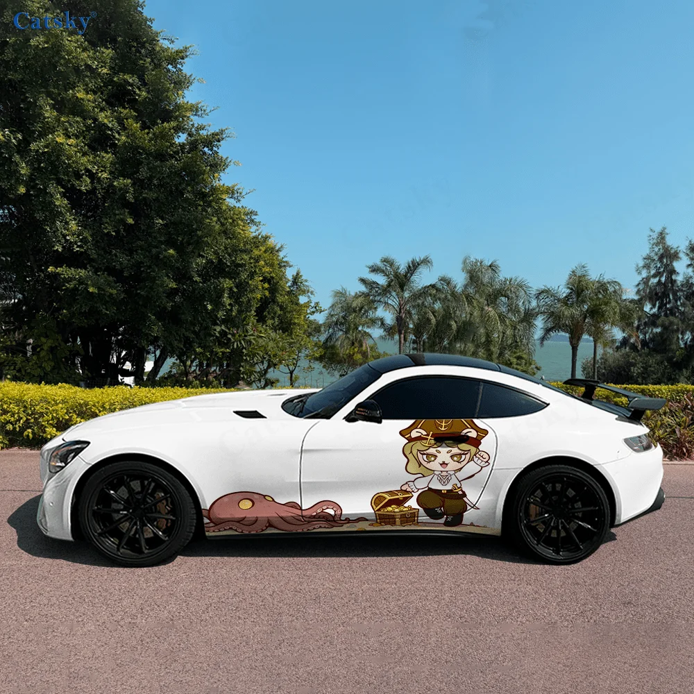 

Виниловая наклейка с сокровищами для девочек, самоклеящаяся наклейка из ПВХ, подходит для грузовика, внедорожника, декора, автоаксессуары, подарок