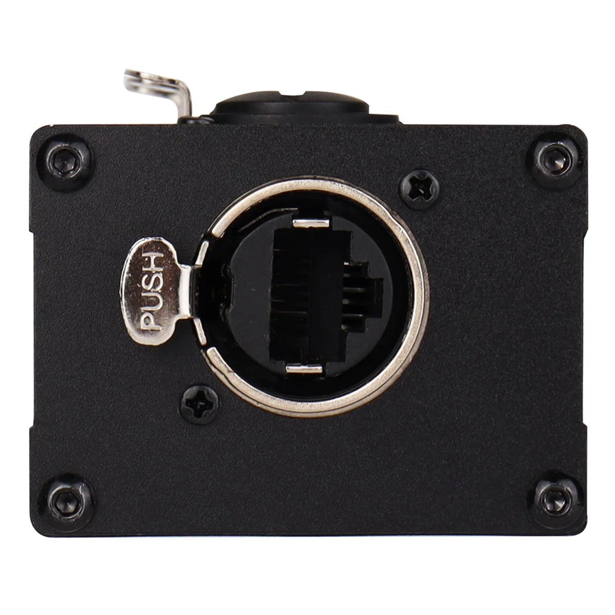 A44T1Pair 4-قناة 3-Pin XLR أو 6.3 مم الصوت وDMX عبر موسع كابل الشبكة، DMX512 موسع إشارة الشبكة ذكر + أنثى