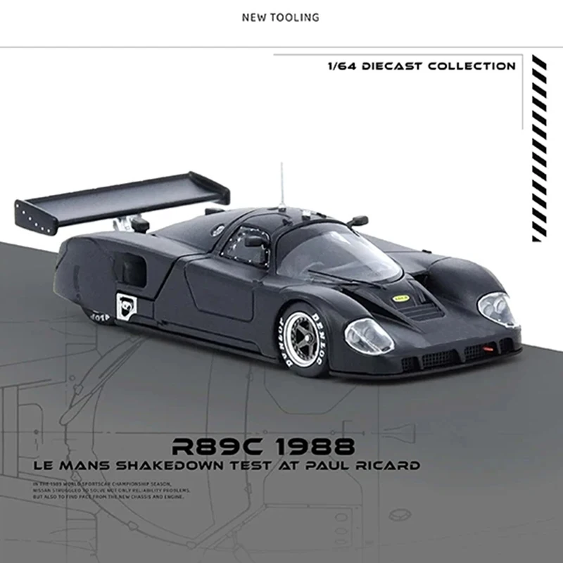 PreSale INNO 1:64 R89C LeMans Shakedown Test 1988 Diecast Diorama Car Model Collection Miniature Toys