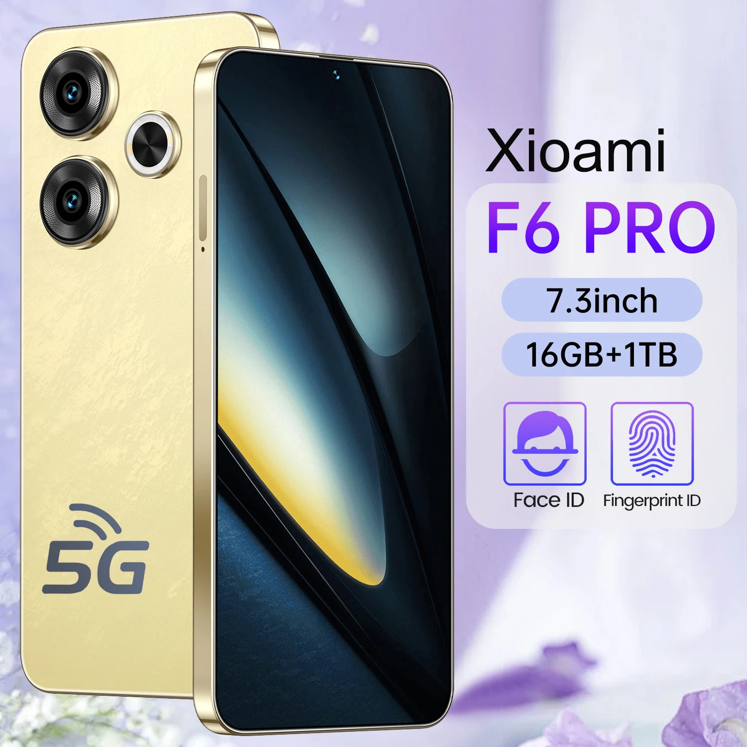 

2025 HOT NEW Xioami F6 Pro original intelligent 5G dual card dual standby Android 14 system global version 8000mAh battery