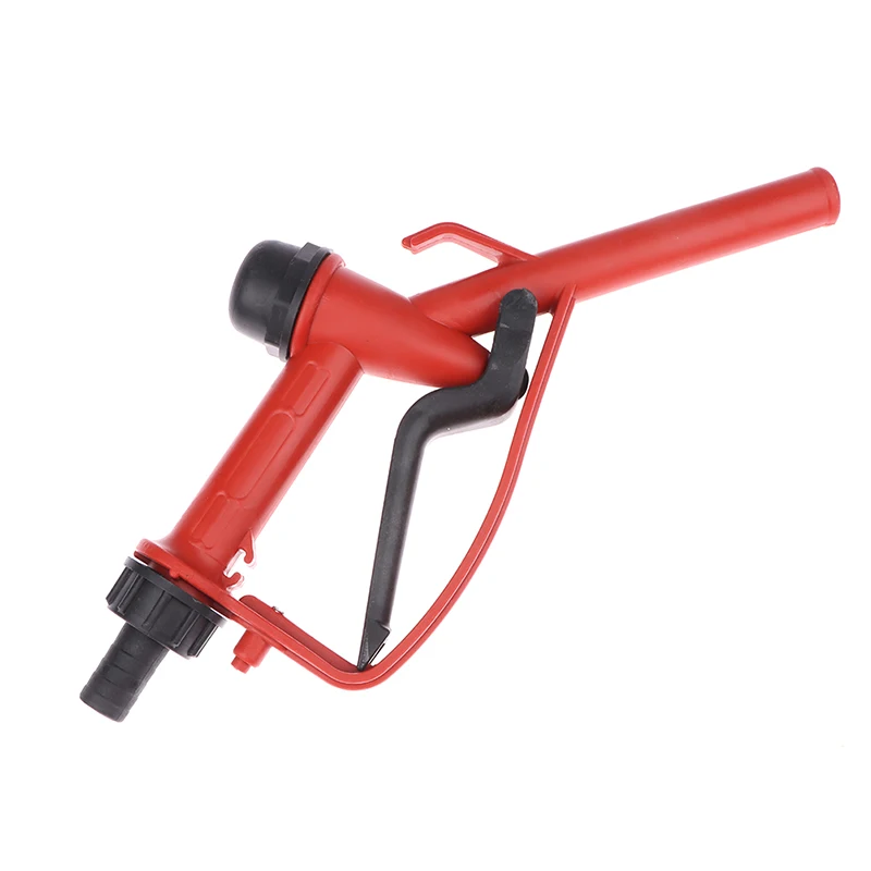 New 1pc Plastic Manual Heavy Duty Fuel Nozzle Gun With Hook Straight Nozzle - Diesel And Petrol Nozzle Max Flow 45L/M