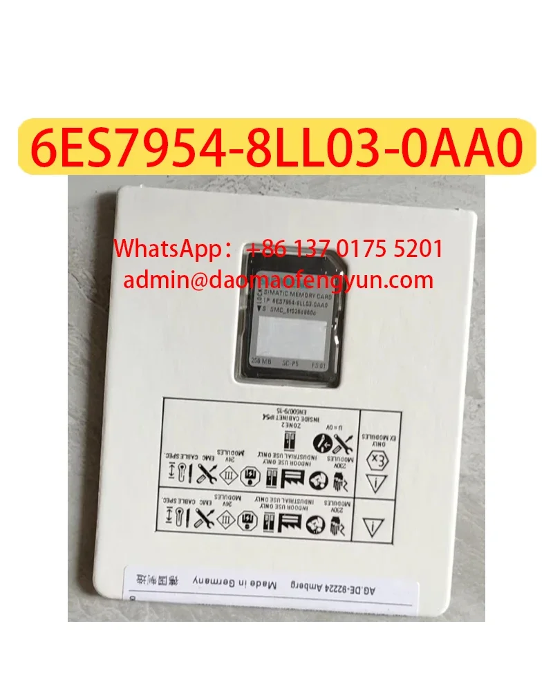 

6ES7954-8LL03-0AA0 Brand New Memory Card Genuine，6ES7954 8LL03 0AA0，Fast shipping