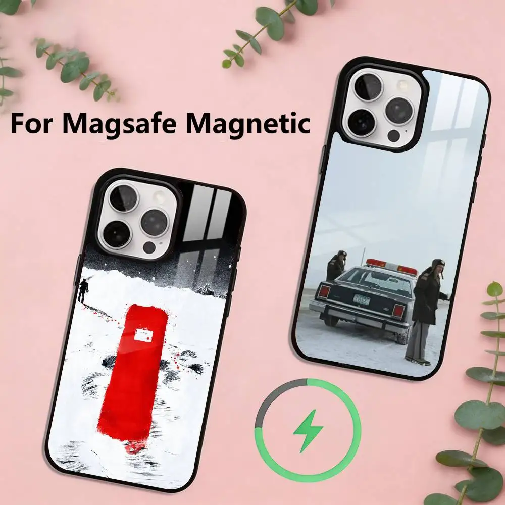 

TV F-Fargo Phone Case For iPhone17,16,15,14,13,12,11 Plus,Pro Magnetic For Magsafe Wireless Charging