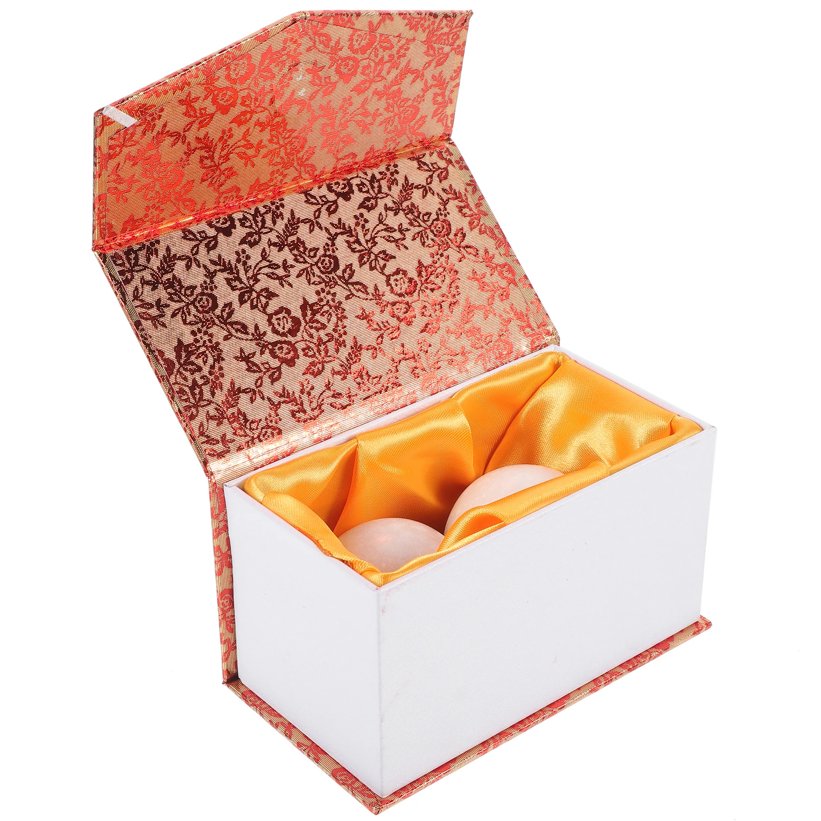 

Нефритовые шарики для рук, массажные шарики для фитнеса, гладкая текстура, прозрачный подробный дизайн для упражнений на руки и улучшения настроения, подарок для пожилых людей