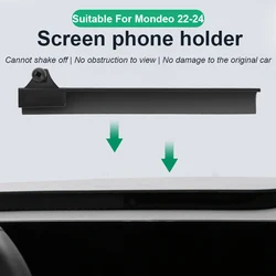 For Ford Mondeo MK5 2023 2022 2024 Accessories Car Mobile Phone Holder GPS Navigation Screen Bracket Base