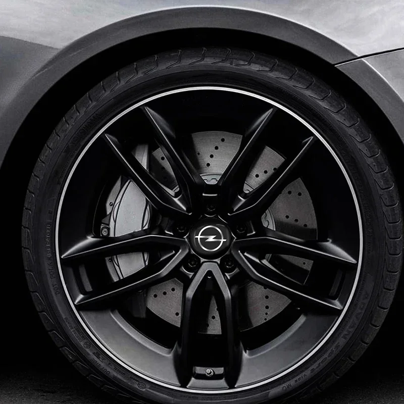 4Pcs 56mm Car Wheel Stickers Center Hub Cap Car Emblem Badge Decal For Opel Insignia Astra G J F K Vectra C H Corsa C B D Omega - view 3