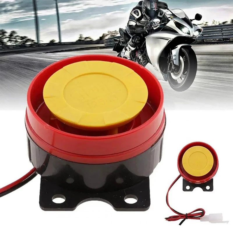 1Pc Car Horn Air Raid Siren Alarm Universal 12v Car Truck Horn Portable Small Electric Horn Alarm Car Interior Parts