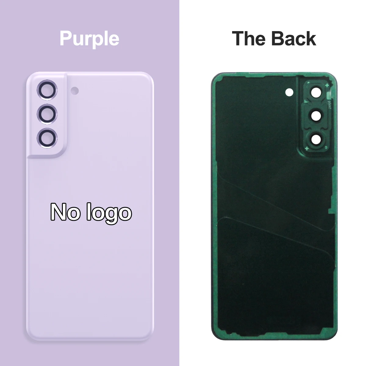 For Samsung S21 FE 5G G990 G990B G990U Back Cover Battery Case Rear Housing Replacement with Camera Lens