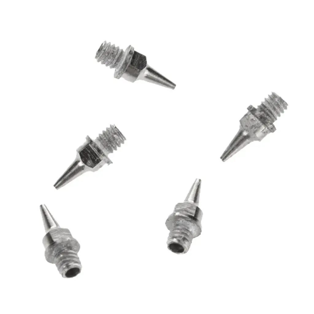 

Прецизионная замена насадки для аэрографа, нержавеющая сталь, 0,2 мм, 0,3 мм, 0,5 мм, набор крышек для HD130 HD-470 HD-132