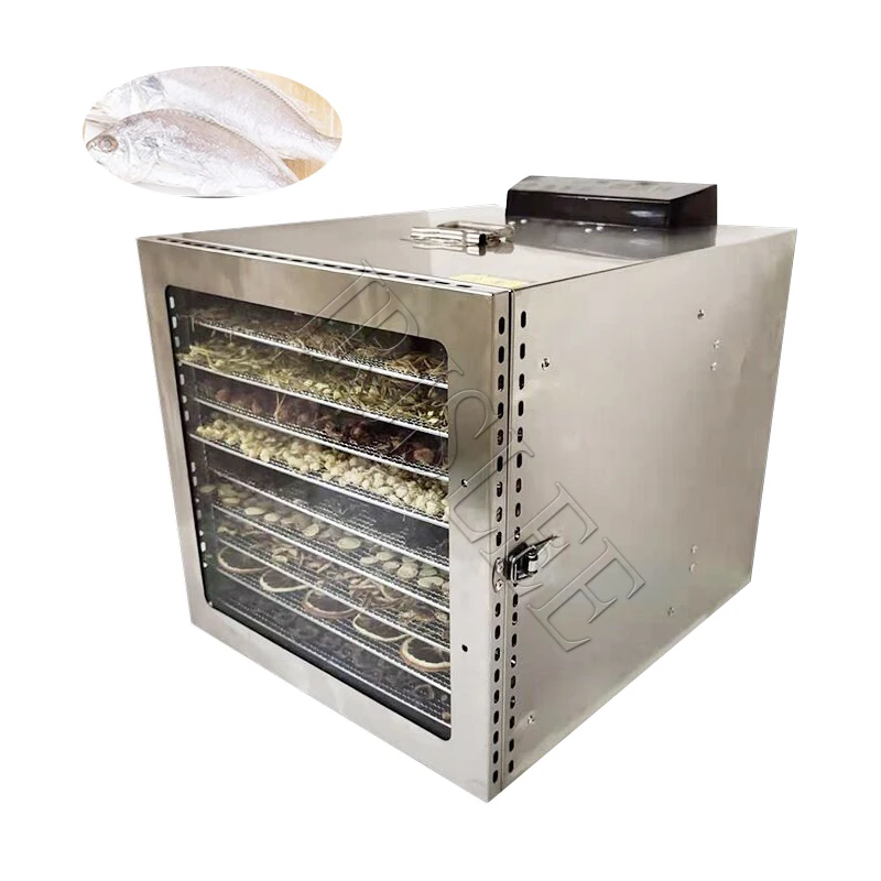 

High Performance Intelligent Food Dryer 10 Layers Fruit Dehydrator Touch panel Cotton Candy Snacks Pet Treats Dryer