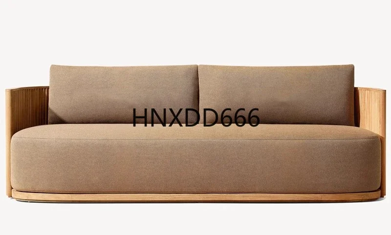 Outdoor sofa furniture rain and sun protection large coffee table combination
