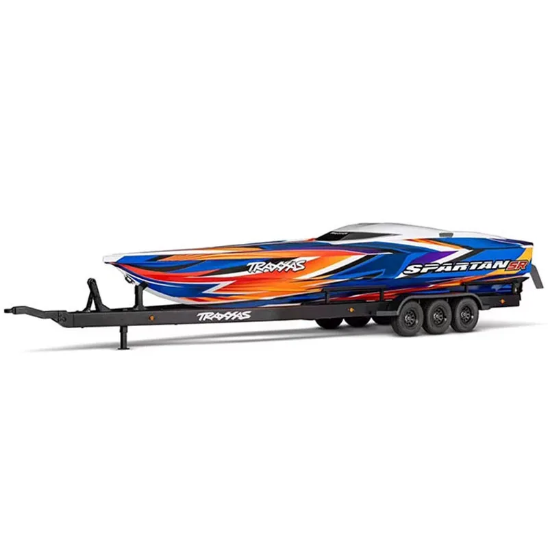 RC Brushless Speedboat Model SPARTAN SR Racing Boat Remote Control Boat Model Speedboat Trailer Toy Gift 1037mm Hull