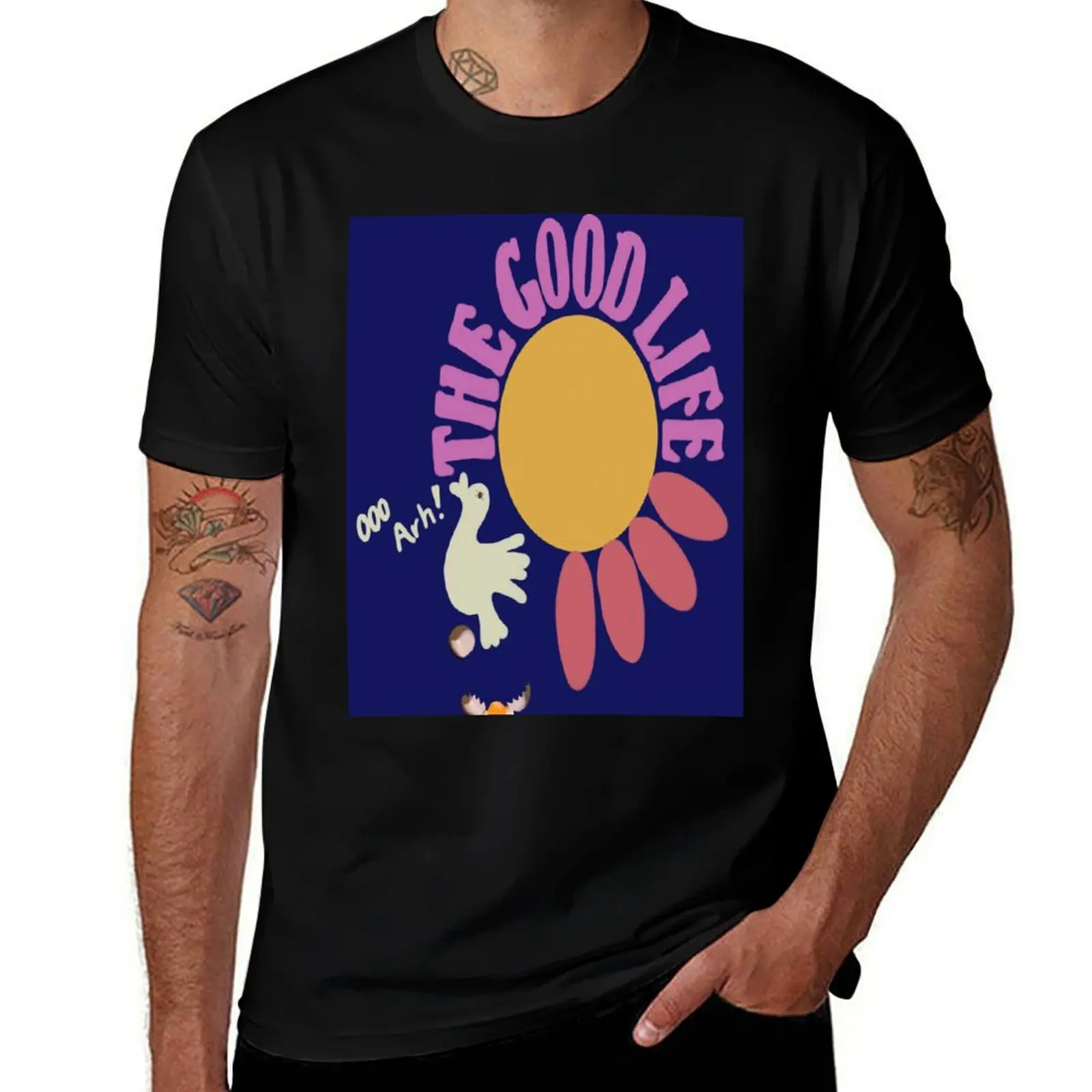The Good Life Ooo Arh Bird T-Shirt Novelty Graphic Tee Shirt T-Shirt
