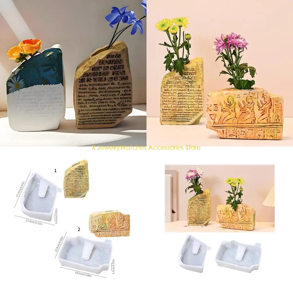 

31KD Easy Demold Sturdy Silicone Vase Molds Accessory for Craft Enthusiasts Create Unique Storage and Flower Pots Household