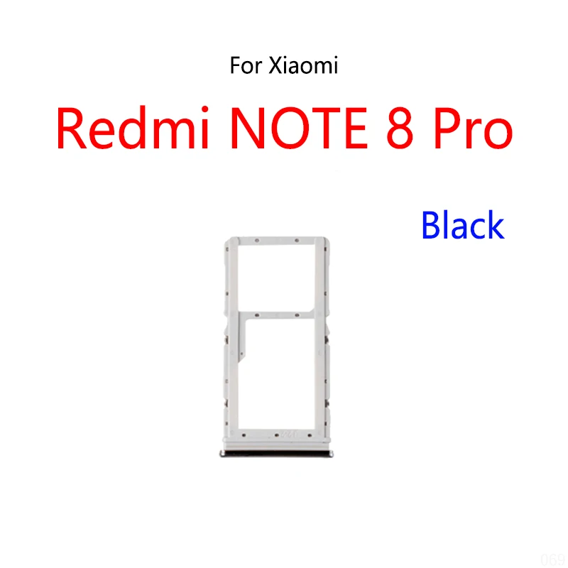 For Xiaomi Redmi NOTE 8 Pro SIM Card Slot Tray Holder Sim Card Reader Socket