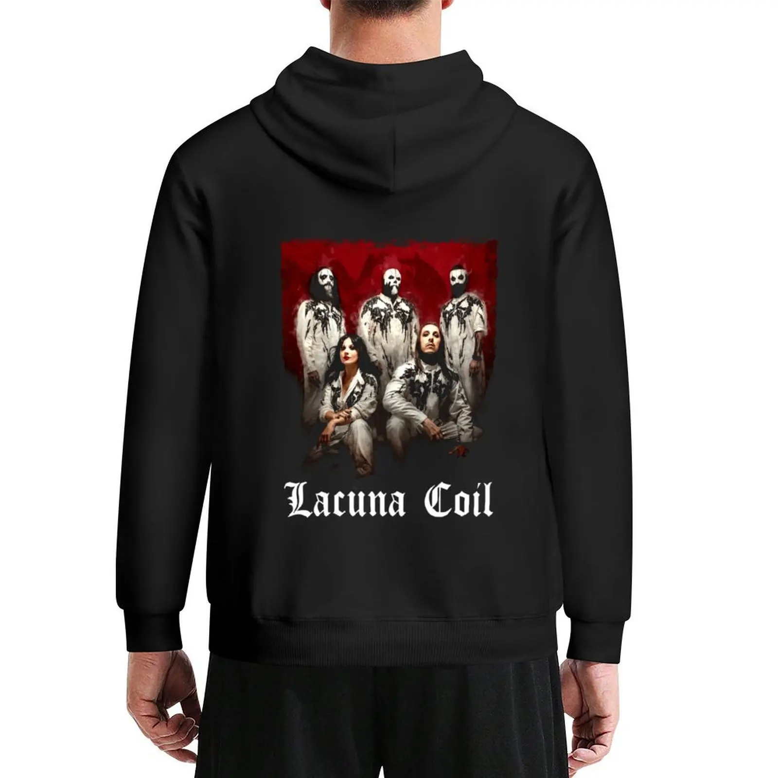 

lacuna Hoodie autumn jacket men men's coat anime clothing male clothes mens hoodies