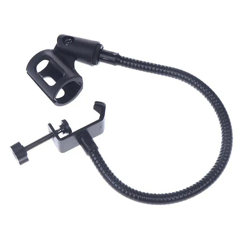 Support de Microphone, pince de Table en métal, bras de Microphone universel à col de cygne Flexible réglable à 360 degrés pour réunion, Lecture, Podcast