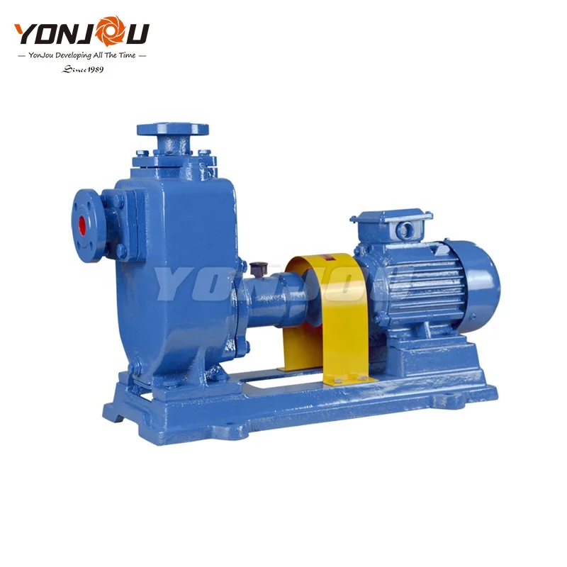 Electric Self-Priming Single-Stage Sewage Pump Water Usage & Trash Dewatering with Engine Standard Centrifugal Design