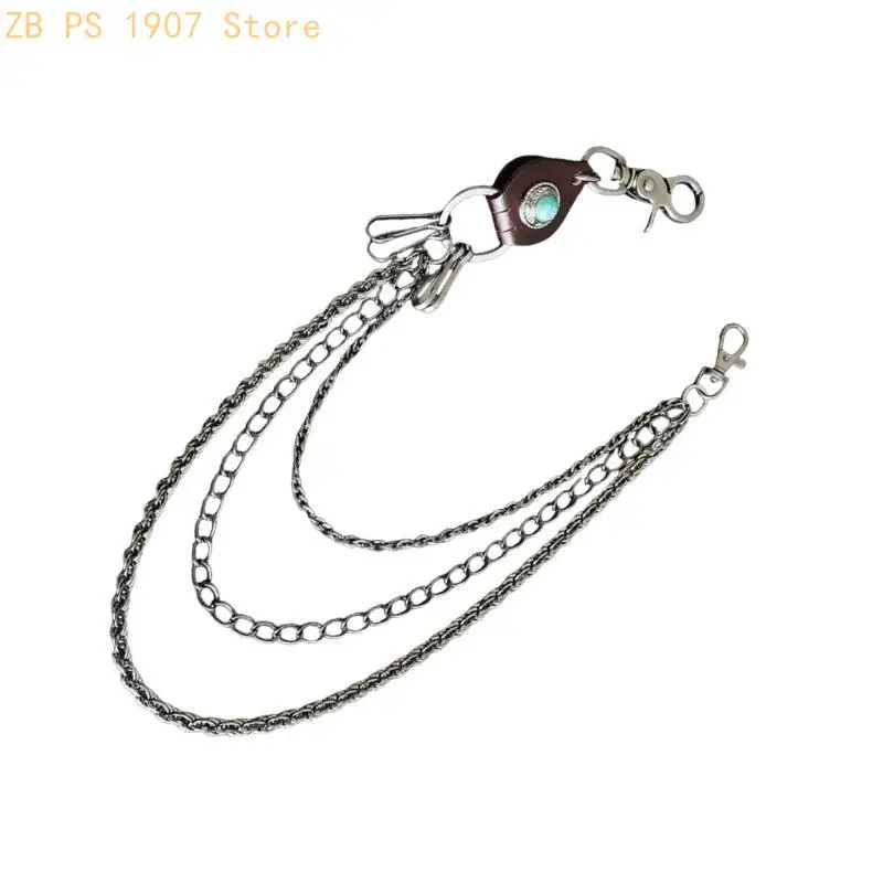 

Stylish Men's Waist Chain with Punk Rock Influences Suitable for Trendsetters and Fashionable Individuals Daily Use 55KA