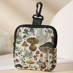 1pc,Mushroom patterned large capacity coin wallets, digital printed coin wallets, and storage bags are ideal choices for gifts