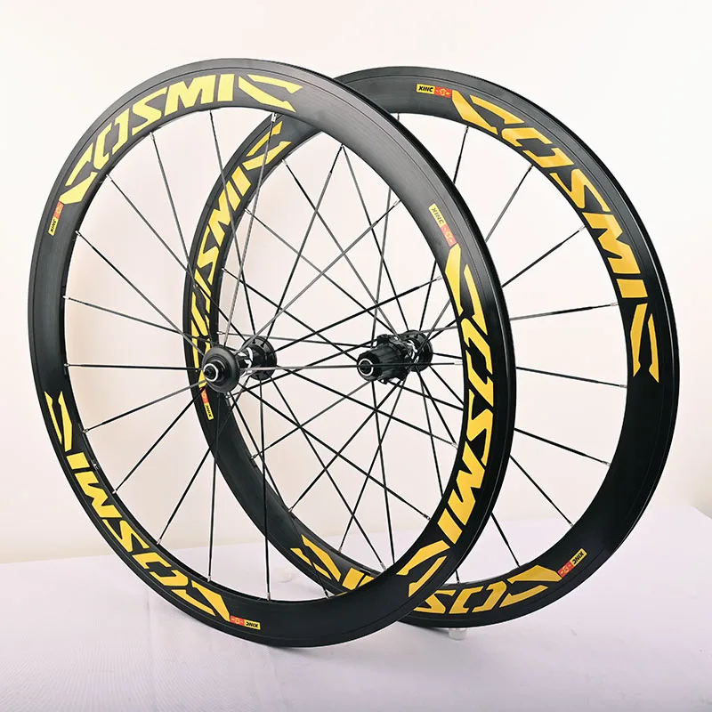 700C FRAME HEIGHT 50MM ROAD WHEELSET 20HOLE V/C RING BRAKE STRAIGHT-PULL QUICK-RELEASE ALUMINUM WHEELSET 7-12 Speeds