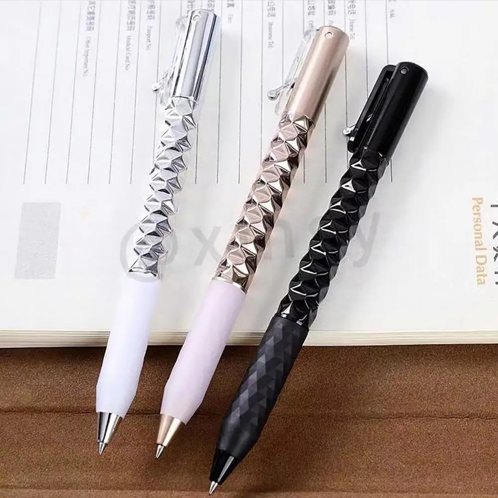 

Desktop Accessory Pen Geometric Crinkle Pen Stress Relief Ballpoint Pen Set for School Office Supplies for Home for Relaxation