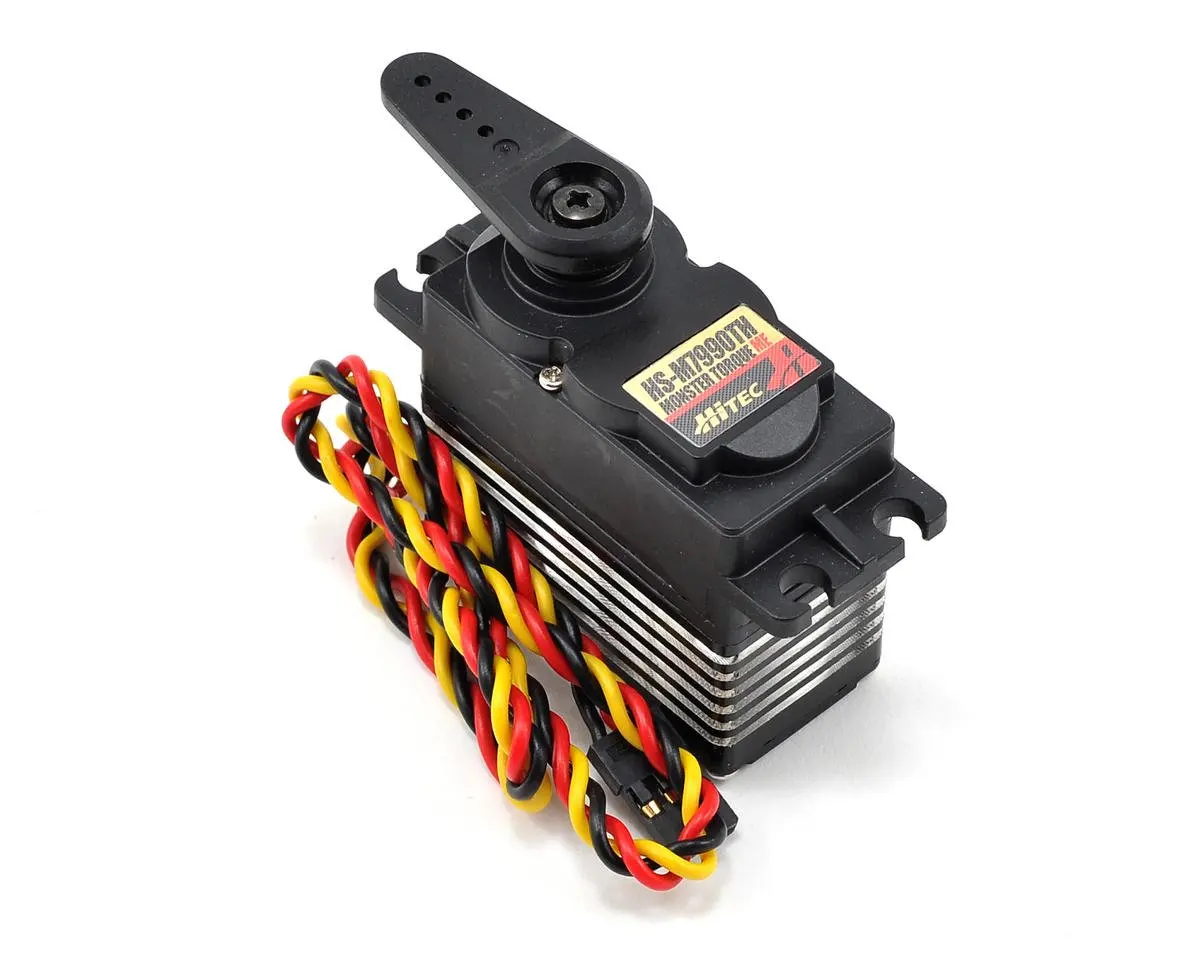 Hitec HS-M7990TH 7990 12 bit Digital Programmable Circuit High Voltage, Mega Torque, Magnetic Encoder Ultra Premium 44KG Servo