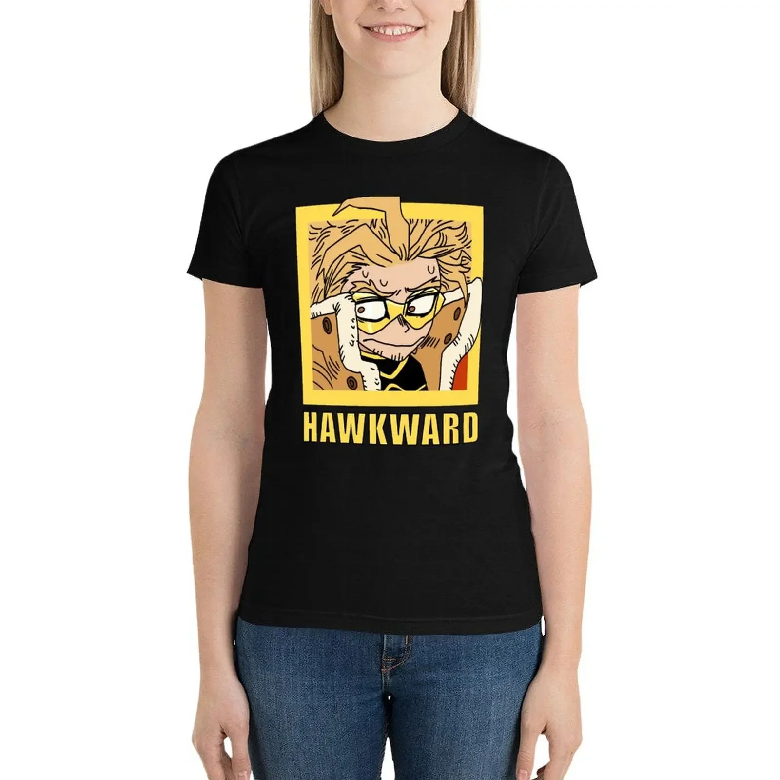 BNHA! Falco HAWKWARD Anime Memetika T Ing Póló Hölgy ruhák Anyaállat T shirts számára womens