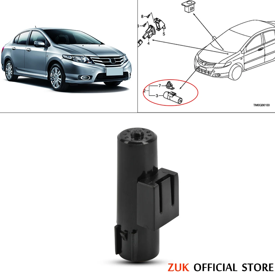 ZUK For Honda ACCORD 2003-2013 For CITY 2009-2014 For CIVIC 2001-2013 Car Accessories Ambient Outdoor Air Temperature Sensor