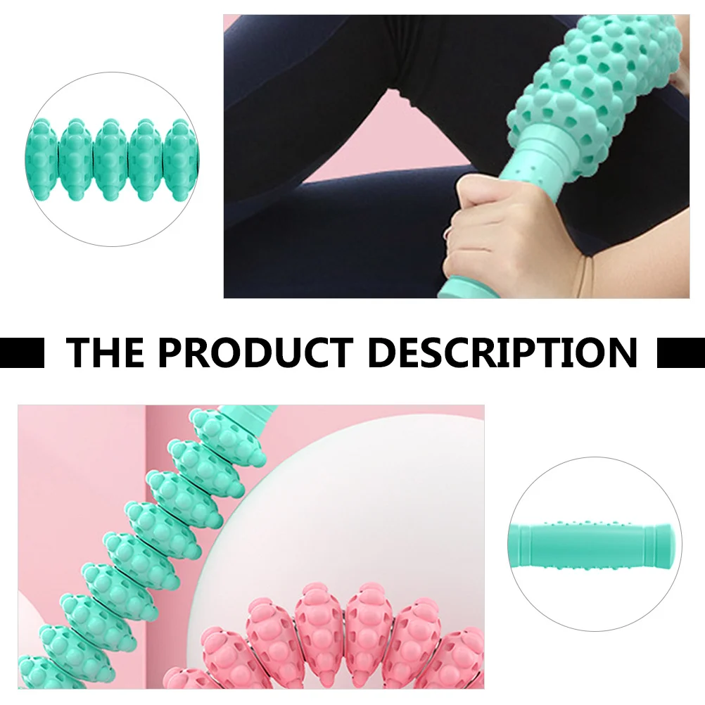 

1Pcs Bendable Muscle Massage Stick Premium Fascia Roller for Deep Tissue Muscle Relaxation Pain Relief Massage Roller