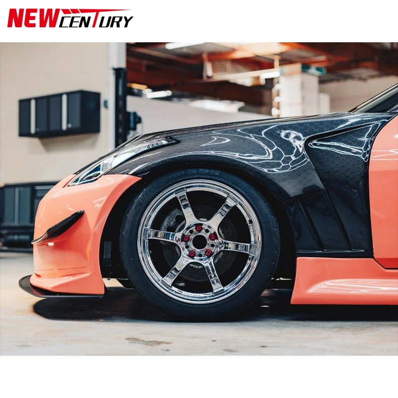 

350Z Carbon Fiber mudguard Suitable for 2003-2008 350Z Modified MBJ Style Carbon Fiber Open mudguard