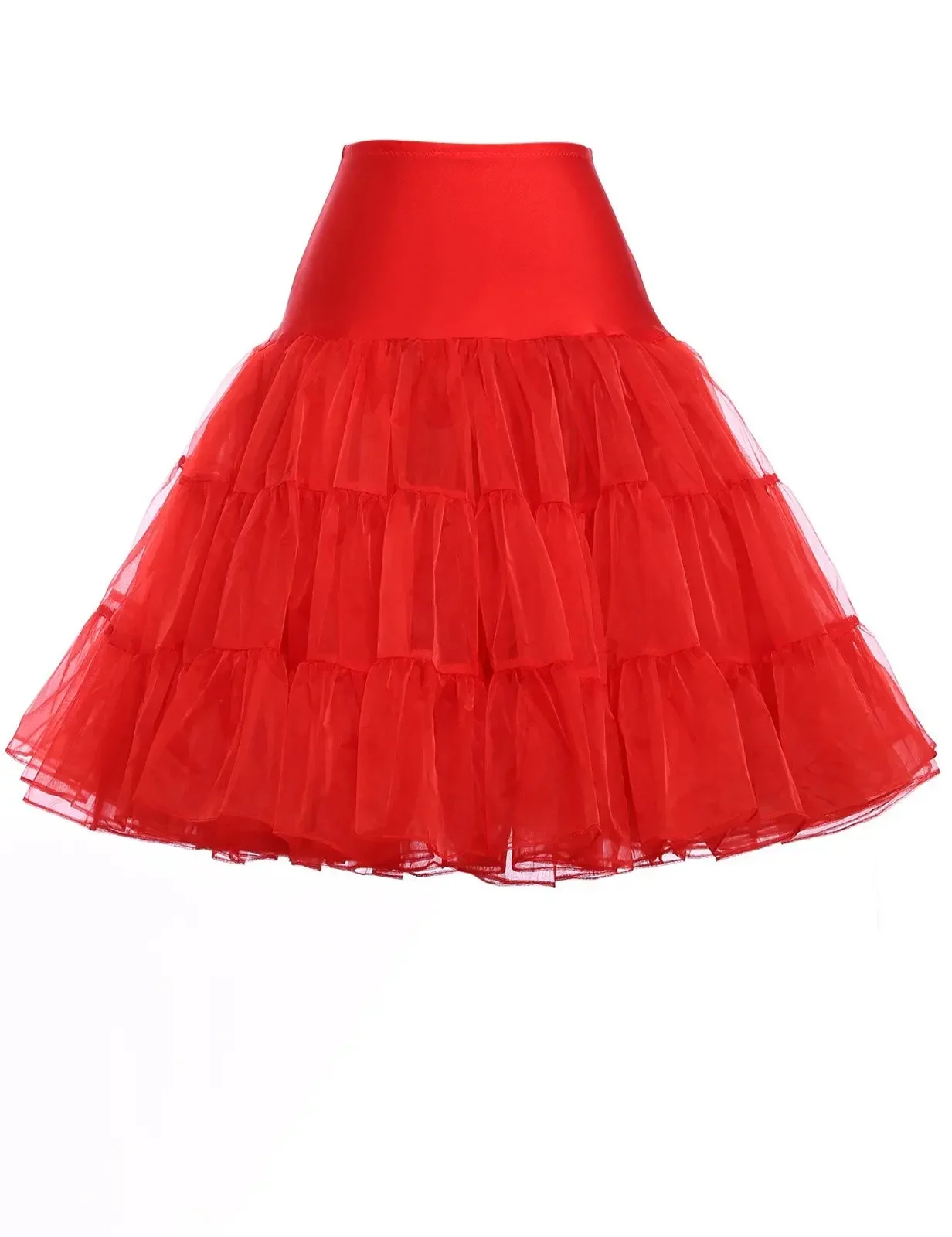 50s Retro Petticoat Underskirt for Women Vintage A-line Crinoline 2024