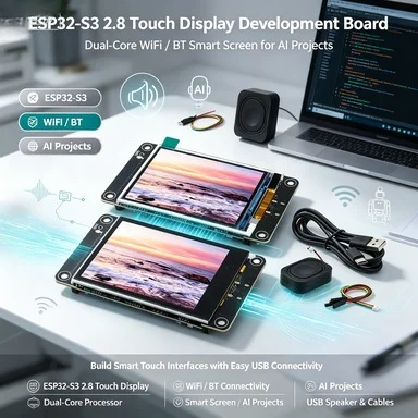 ESP32-S3 Dual-Core WiFi/Bluetooth Board with 2.8