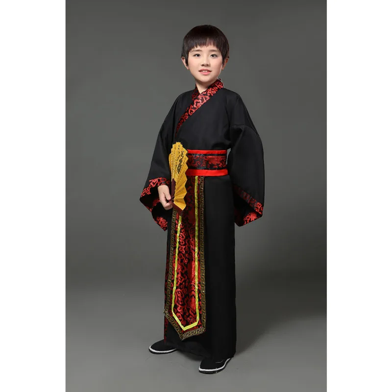 boys traditional ancient chinese costume chinese traditional tang hanfu dress child clothing cosplay fairy dance kids children